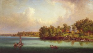 Sommerdag på sjøen, ca. 1880