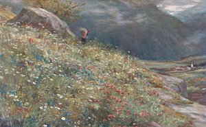 An Alpine Meadow, slutten av 1800-begynnelsen av 1900-tallet.