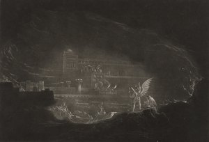 Pandemonium, ca. 1827 (mezzotint) av John Martin