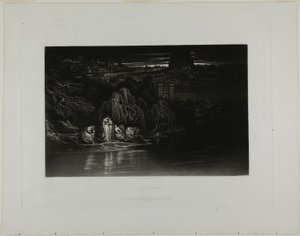 Salme CXXXVII, fra Illustrasjoner av Bibelen av John Martin