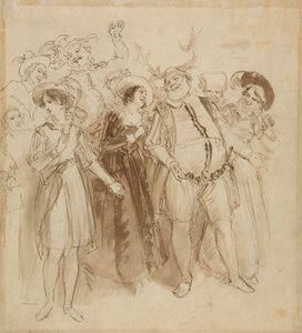 Falstaff forkledd som Herne