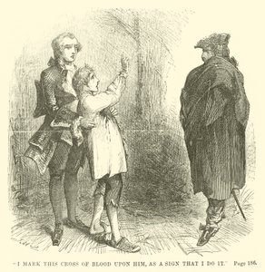 Illustrasjon for A Tale of Two Cities av Charles Dickens av John McLenan