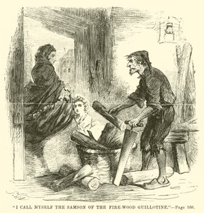 Illustrasjon for A Tale of Two Cities av Charles Dickens av John McLenan