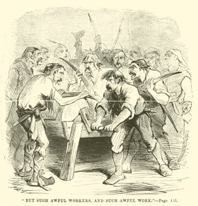 Illustrasjon for A Tale of Two Cities av Charles Dickens av John McLenan