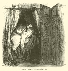 Illustrasjon for A Tale of Two Cities av Charles Dickens av John McLenan