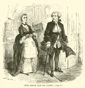 Illustrasjon for A Tale of Two Cities av Charles Dickens