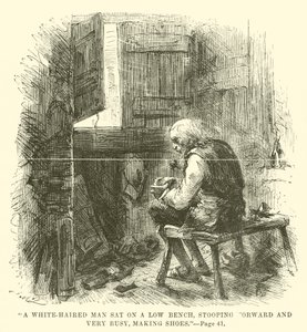 Illustrasjon for A Tale of Two Cities av Charles Dickens av John McLenan