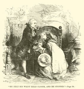 Illustrasjon for A Tale of Two Cities av Charles Dickens av John McLenan