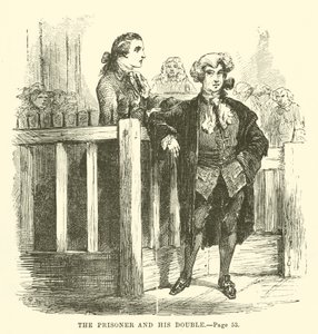 Illustrasjon for A Tale of Two Cities av Charles Dickens