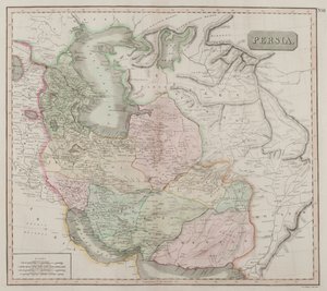 Persia (håndfarget gravering) av John Menzies