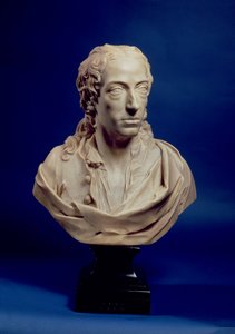 Byste av Alexander Pope (marmor)
