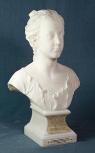 Byste av Margaret Cavendish, senere hertuginne av Portland, ca. 1723 (marmor)