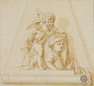 Foreløpig design for monument til poeten John Gay