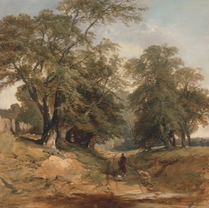 Et landskap med en rytter