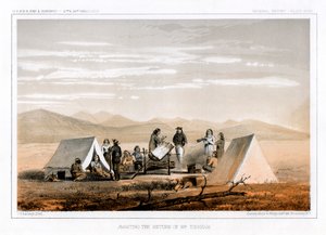 Venter på Mr Tinkhams retur, 1856. av John Mix Stanley