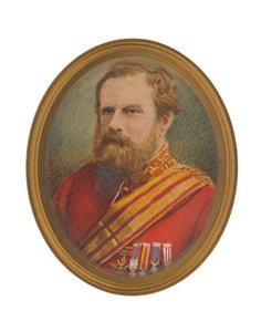 Generalløytnant David Pott (1812-1881) i stabsuniform