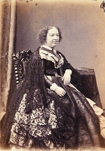 Louisa Pyne, ca. 1860 (s/hvitt-bilde)