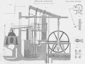Dampmaskin, c1813.