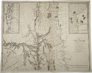 Et kart over provinsen New York med en del av Pennsylvania og New England, fra en faktisk undersøkelse av kaptein Montrésor, ingeniør, 1775, 10. juni 1775