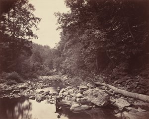 Wissahickon Creek nær Philadelphia, ca. 1863.