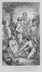 Robert Burns: The Holy Fair (gravering) av John Moyr (attr.to) Smith