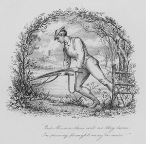 Robert Burns: To a Mouse (gravering) av John Moyr (attr.to) Smith
