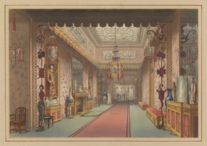 Chinese Gallery As It Was, Plate XV i Illustrasjoner av Hennes Majestets Palass i Brighton ... av John Nash