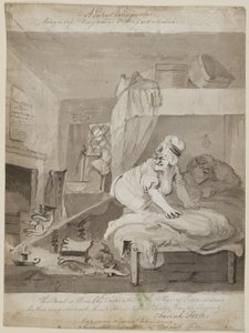 Et patentslukningsapparat, som er en trygg og enkel modus Å sette ut et stearinlys, 1801 (penn, pensel og blekk på papir) av John Nixon