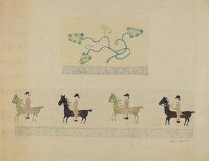 Crewel-broderi av John Oster