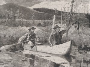 Fangst i Adirondacks hver lørdag, vol. I, New Series, 24. oktober 1870.