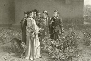 De rivaliserende rosene av John Pettie