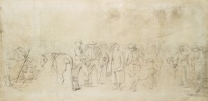 A Scotch Fair, ca. 1847 (blyant) av John Phillip