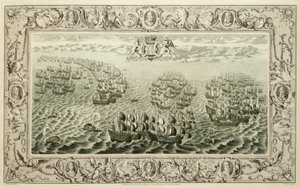Armada (gravering fra et billedvev), 1739