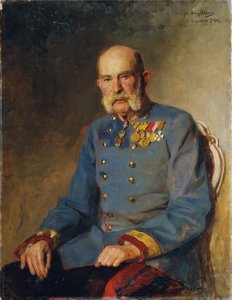 Keiser Franz Joseph I i tjenesteuniformen til en østerriksk feltmarskalk