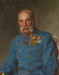 Keiser Franz Joseph I i tjenesteuniformen til en østerriksk feltmarskalk