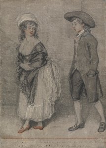 Han går etter henne straks som en okse går til slakt (Ordspråkene, kapittel VII, vers 22) av John Raphael Smith