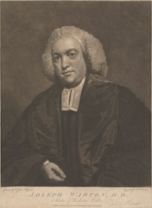 Joseph Warton, mester ved Winchester College av John Raphael Smith