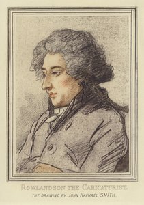 Portrett av karikaturtegneren Thomas Rowlandson av John Raphael Smith