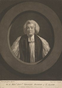 Pastor Jonathan Shipley, biskop av St. Asaph av John Raphael Smith