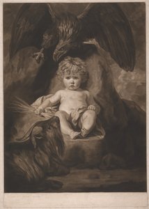 Jupiter som spedbarn av John Raphael Smith