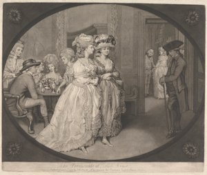 Promenaden ved Carlisle House av John Raphael Smith