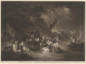 Afrikansk gjestfrihet av John Raphael Smith after George Morland