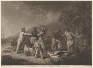 Slavehandel av John Raphael Smith after George Morland
