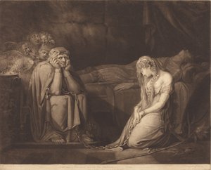Belisane og Parcival under fortryllelsen til Urma av John Raphael Smith after Henry Fuseli