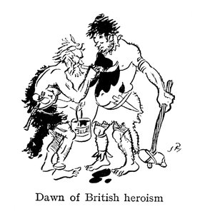 Dawn of britisk heltemot, eldgamle briter maler seg selv med woad