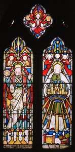 The Apocalyptic Vision, ca. 1862 (farget glass) av John Richard Clayton