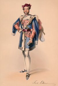 Frederick Child-Villiers i kostyme for dronning Victorias Bal Costumé, 12. mai 1842, 1843.