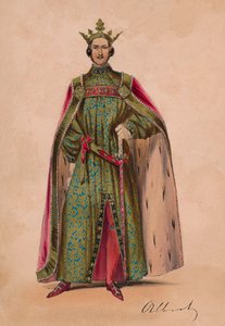 Prins Albert i kostyme som Plantagenet King Edward III for Bal Costumé, 12. mai 1842, 1843.