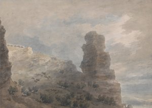 Utsikt fra vertshuset på Terracina