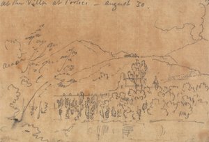 I Villaen på Portici, 30. august av John Robert Cozens
